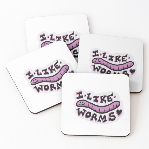 Item preview, I like worms designed and sold by SombreroDoodles.