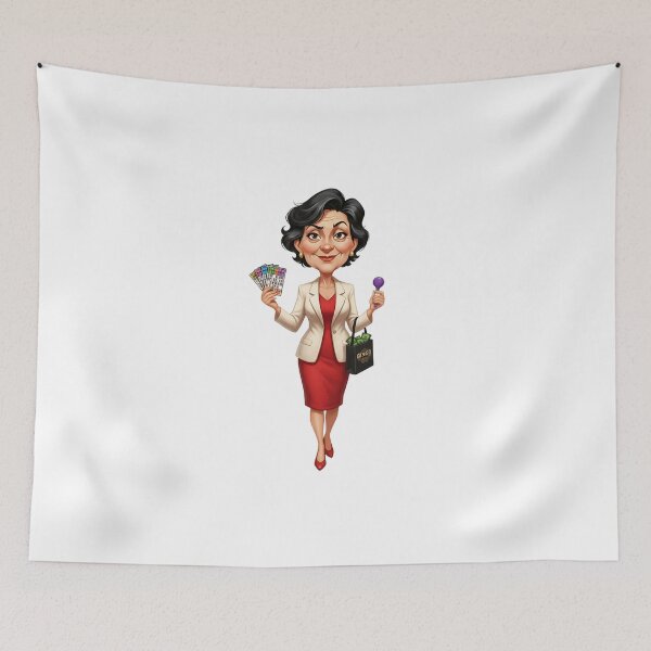 Item preview, Bingo Baddie Gangster Grandma Money Bag Illustration   designed and sold by vk09.