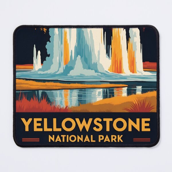 Item preview, Yellowstone National Park Autumn USA Vintage Travel Tourism designed and sold by TravelersGems.