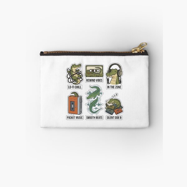 Item preview, Vintage Gator Retro Cassette Sticker Pack - Retro Indie Music & LoFi Puns designed and sold by SimpleP.