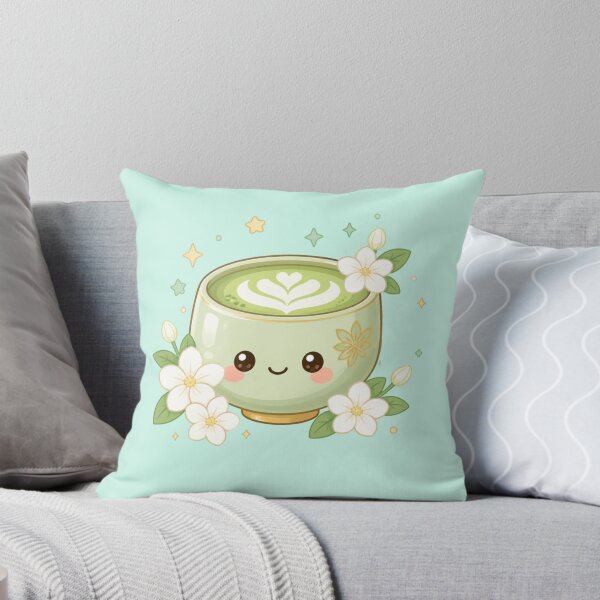 Item preview, Cute Matcha Tea Cup – Peaceful Kawaii Delight minimalist design designed and sold by CosmicQuietStudio.