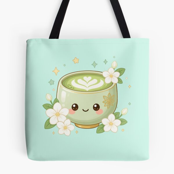Item preview, Cute Matcha Tea Cup – Peaceful Kawaii Delight minimalist design designed and sold by CosmicQuietStudio.