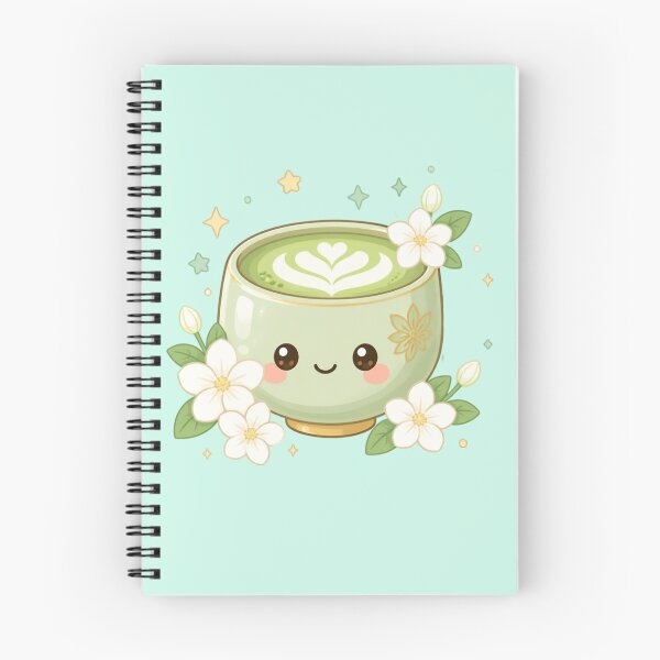 Item preview, Cute Matcha Tea Cup – Peaceful Kawaii Delight minimalist design designed and sold by CosmicQuietStudio.