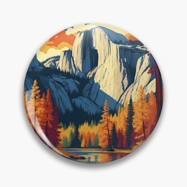 Item preview, Yosemite National Park Autumn USA Vintage Travel Tourism designed and sold by TravelersGems.