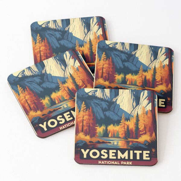 Item preview, Yosemite National Park Autumn USA Vintage Travel Tourism designed and sold by TravelersGems.