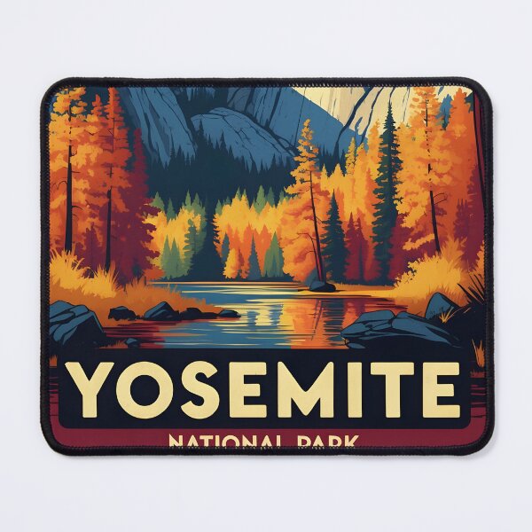 Item preview, Yosemite National Park Autumn USA Vintage Travel Tourism designed and sold by TravelersGems.