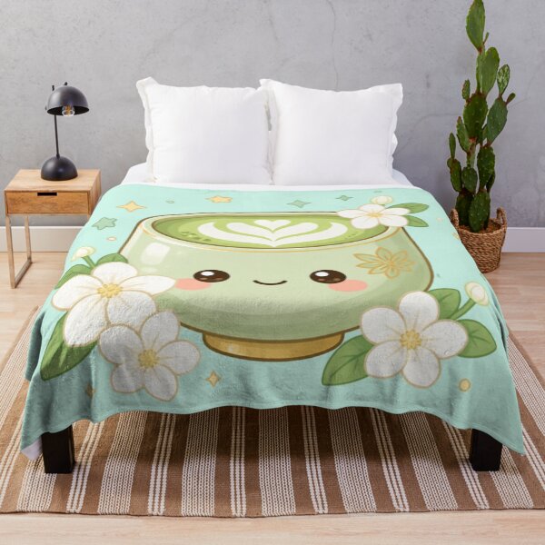 Item preview, Cute Matcha Tea Cup – Peaceful Kawaii Delight minimalist design designed and sold by CosmicQuietStudio.