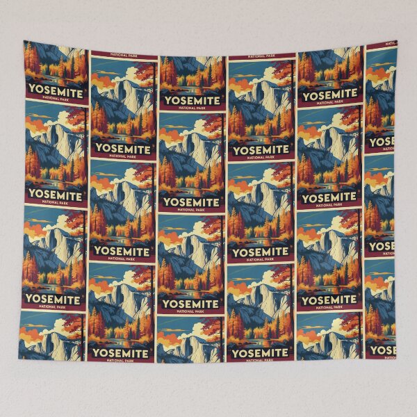 Item preview, Yosemite National Park Autumn USA Vintage Travel Tourism designed and sold by TravelersGems.