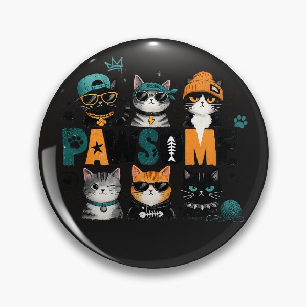 Item preview, PAWSOME Street Cats Graphic designed and sold by aminomen.