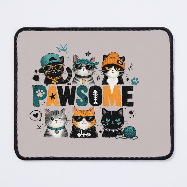 Item preview, PAWSOME Street Cats Graphic designed and sold by aminomen.