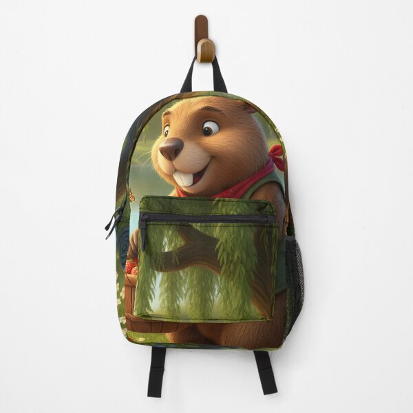 Item preview, Happy Beaver Adventures – The First Wild Strawberries designed and sold by Clothes With Smiling Animals Walt Gral.