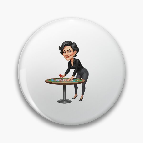 Item preview, Bingo Baddie Gangster Grandma Casino Table Illustration   designed and sold by vk09.