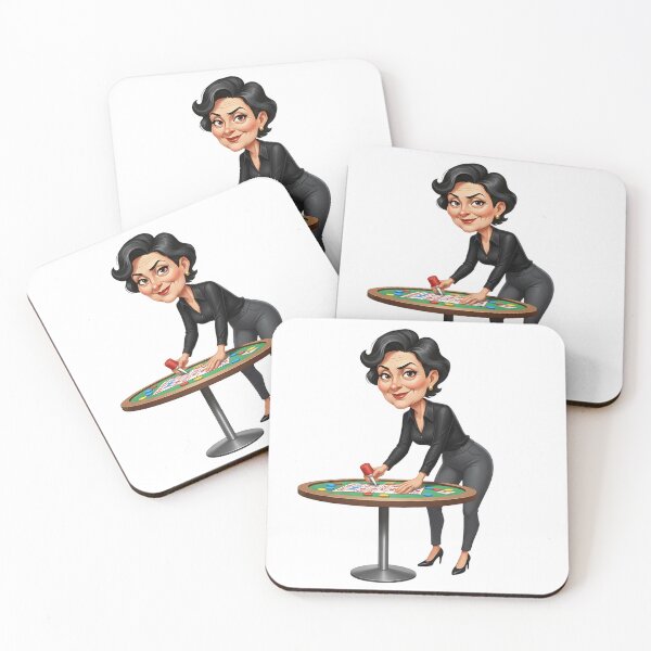 Item preview, Bingo Baddie Gangster Grandma Casino Table Illustration   designed and sold by vk09.
