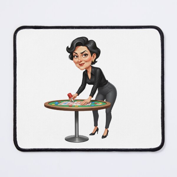 Item preview, Bingo Baddie Gangster Grandma Casino Table Illustration   designed and sold by vk09.