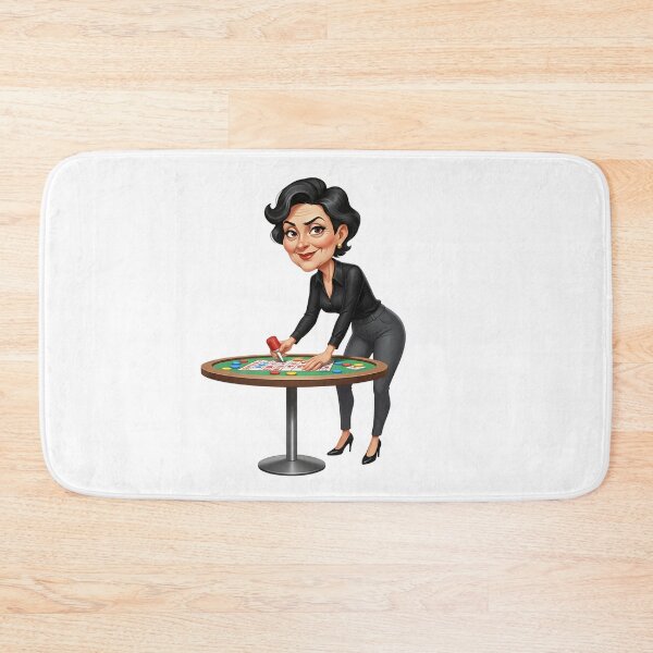 Item preview, Bingo Baddie Gangster Grandma Casino Table Illustration   designed and sold by vk09.