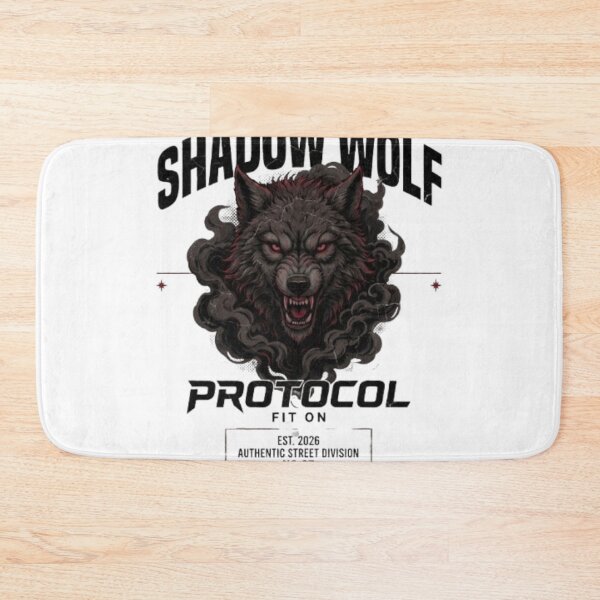 Item preview, Shadow Wolf Protocol | Dark Gothic Wolf Streetwear T-Shirt Design designed and sold by Fit On.