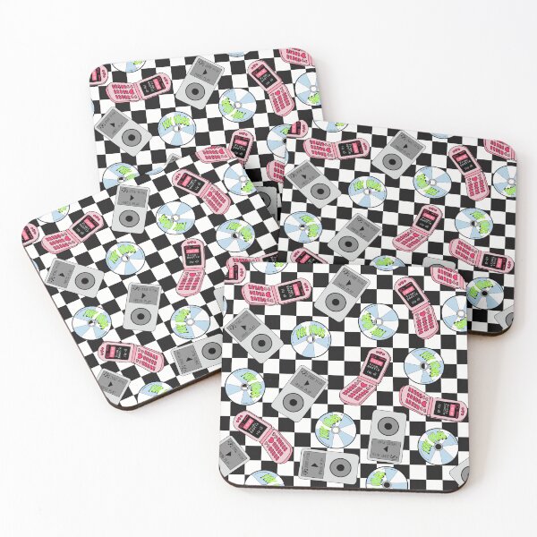 Item preview, Y2K Vibes - Checkered Background  designed and sold by RebelCatStudios(RCS).