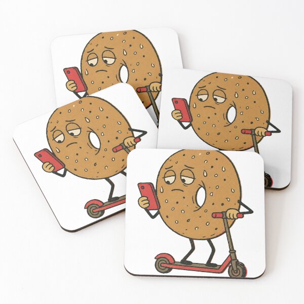 Item preview, Scooter Bagel – Delivery App Ride designed and sold by Spenceless Designz.