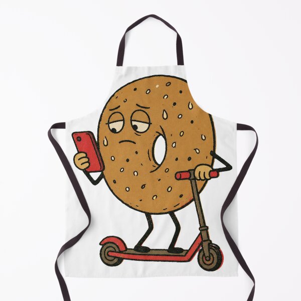 Item preview, Scooter Bagel – Delivery App Ride designed and sold by Spenceless Designz.