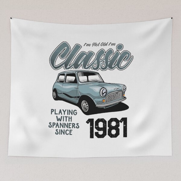Item preview, I'm Not Old I'm Classic Car Vintage Born In 1981 designed and sold by JRRTs.