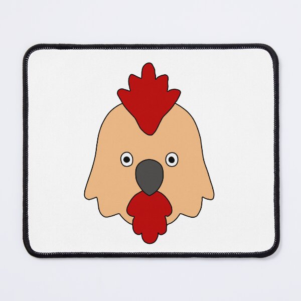 Item preview, Cute Chicken Head Cartoon | Simple Farm Animal Illustration designed and sold by muhammadkhafidh.