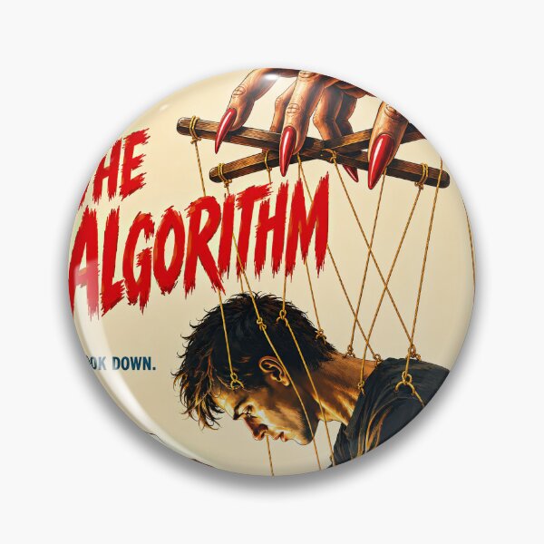 Artikelvorschau, Der Algorithmus – Vintage-Exploitation-Filmplakat | Social-Media-Satire entworfen und verkauft von obstinator.