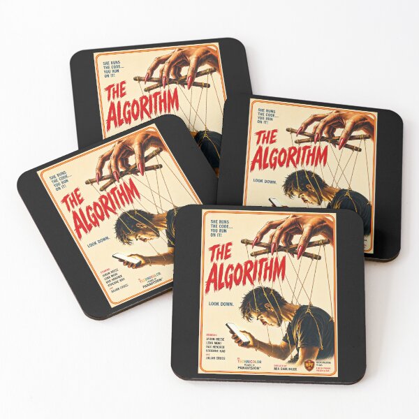 Artikelvorschau, Der Algorithmus – Vintage-Exploitation-Filmplakat | Social-Media-Satire entworfen und verkauft von obstinator.