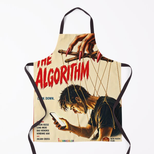 Item preview, The Algorithm – Vintage Exploitation Movie Poster | Social Media Satire designed and sold by obstinator.