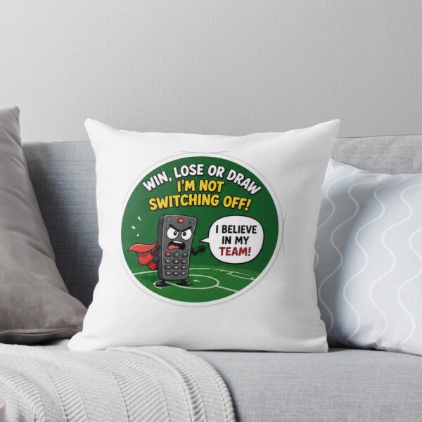 Item preview, Win Lose or Draw I'm Not Switching Off Funny Soccer Sticker | TV Remote Football Fan Decal | World Cup Gift designed and sold by peelvibe1.