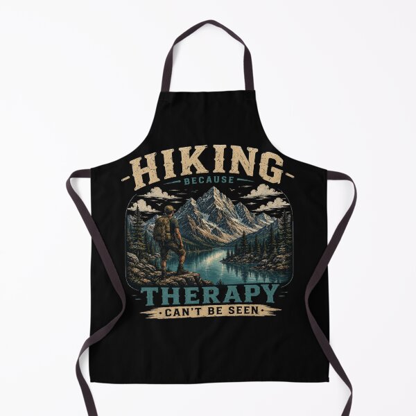Item preview, Hiking Because Therapy Can’t Be Seen designed and sold by EverclearDesign.
