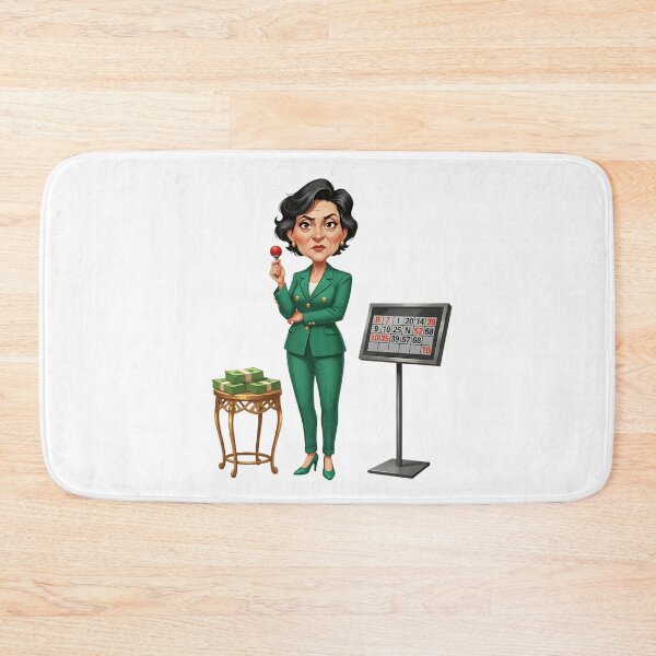 Item preview, Bingo Baddie Gangster Grandma Green Suit Illustration   designed and sold by vk09.