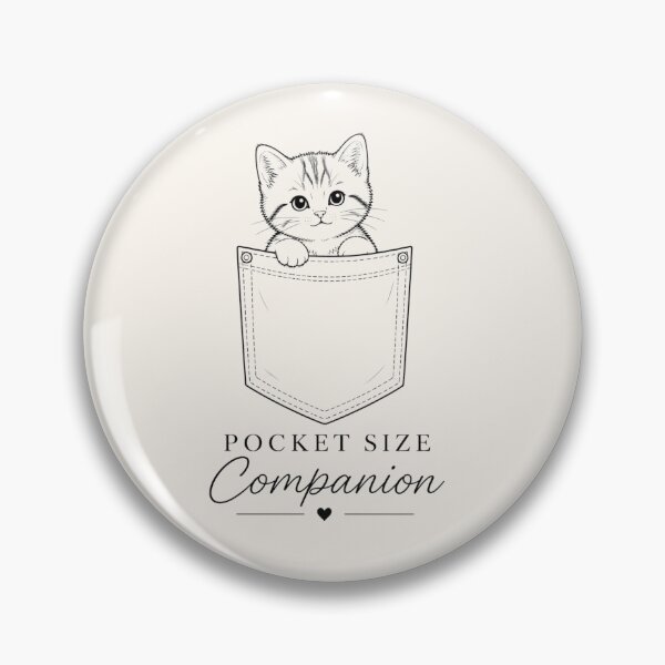 Item preview, Pocket Size Companion Cute Kitten Design designed and sold by Safe Haven Pets.