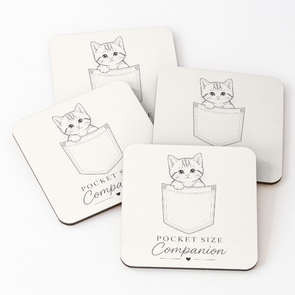Item preview, Pocket Size Companion Cute Kitten Design designed and sold by Safe Haven Pets.