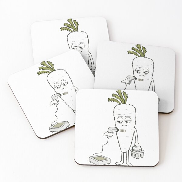 Item preview, Self-Checkout Carrot – Grocery Humor designed and sold by Spenceless Designz.