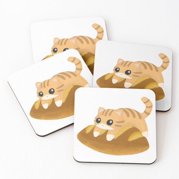 Item preview, Bread Cat Relaxing (Version 1) designed and sold by Roo Nelo Art.