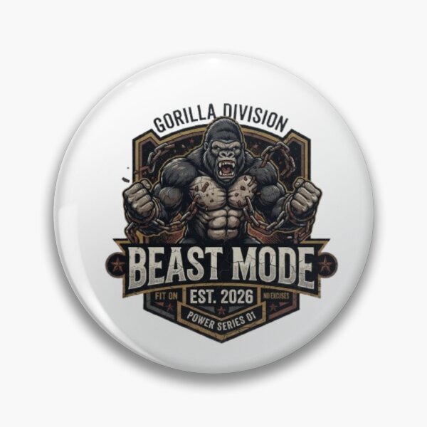 Item preview, Gorilla Beast Mode | Gym Motivation Graphic Tee designed and sold by Fit On.