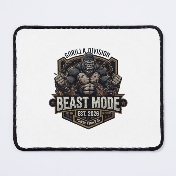 Item preview, Gorilla Beast Mode | Gym Motivation Graphic Tee designed and sold by Fit On.