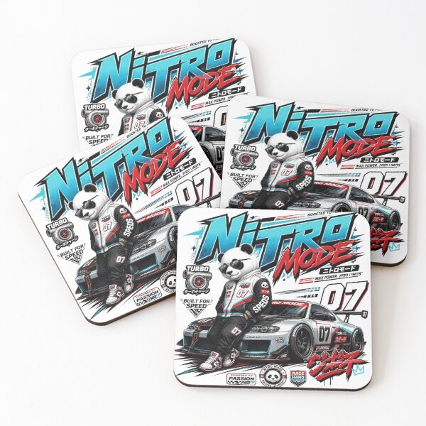Item preview, Nitro Mode JDM Racing Graphic | Retro Drift Car PNG | Street Racing Sticker | Turbo Car Enthusiast Shirt Design designed and sold by Stylestickers55.