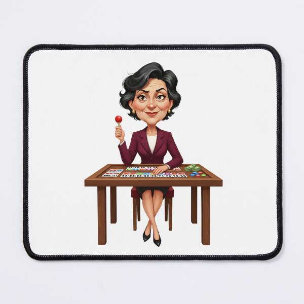 Item preview, Bingo Baddie Gangster Grandma Burgundy Suit Illustration designed and sold by vk09.
