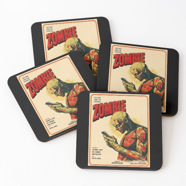 Artikelvorschau, Zombie – Vintage-Exploitation-Filmplakat | Social-Media-Satire entworfen und verkauft von obstinator.