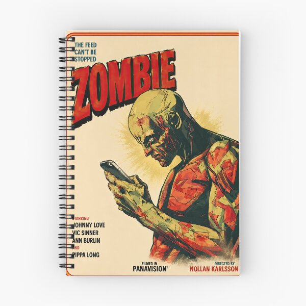 Artikelvorschau, Zombie – Vintage-Exploitation-Filmplakat | Social-Media-Satire entworfen und verkauft von obstinator.