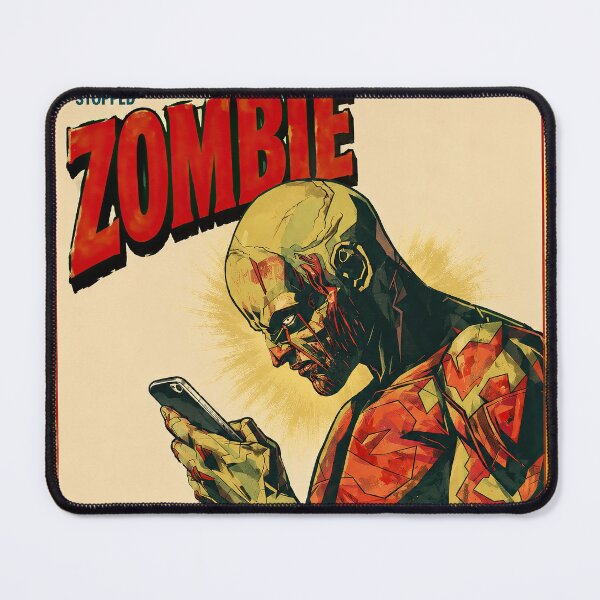 Item preview, Zombie – Vintage Exploitation Movie Poster | Social Media Satire designed and sold by obstinator.