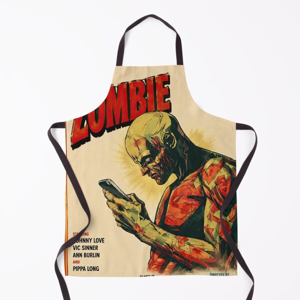 Item preview, Zombie – Vintage Exploitation Movie Poster | Social Media Satire designed and sold by obstinator.