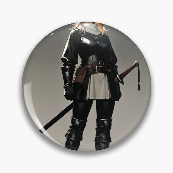 Item preview, Art - Female Manga-Style Character, Determined Warrior designed and sold by AnimeShin.