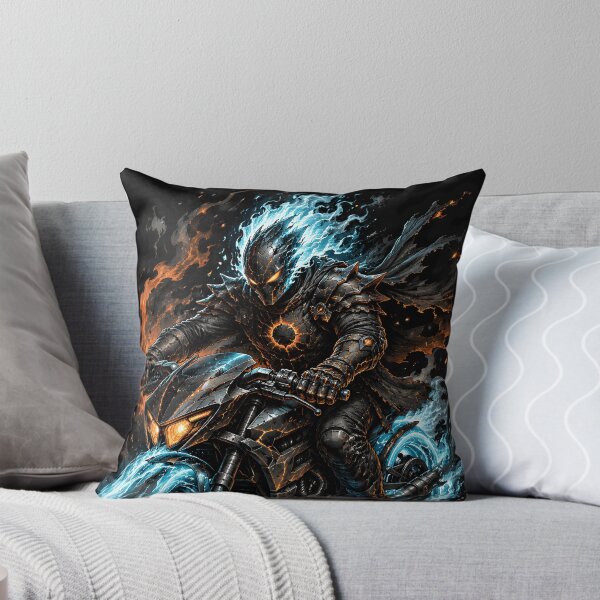 Item preview, Infernal Blue Flame Motorcycle Rider designed and sold by Horizon-Design.