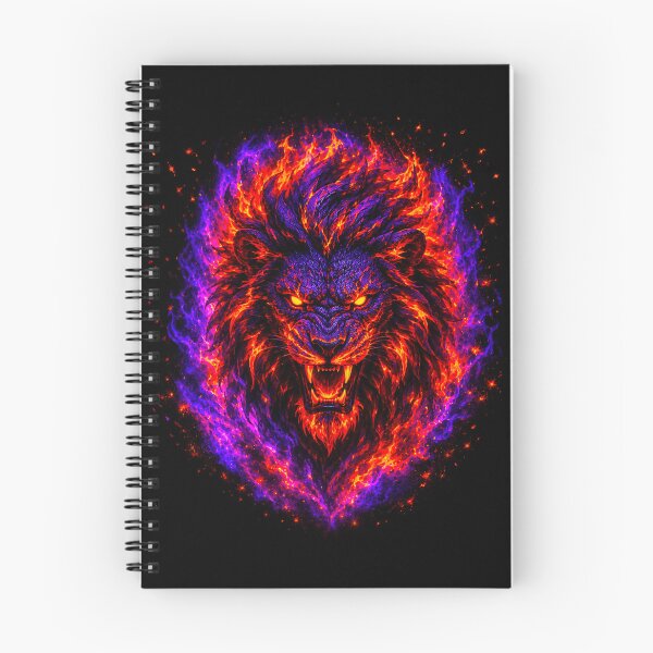 Item preview, Fiery Demonic Lion designed and sold by behappyandrelax.