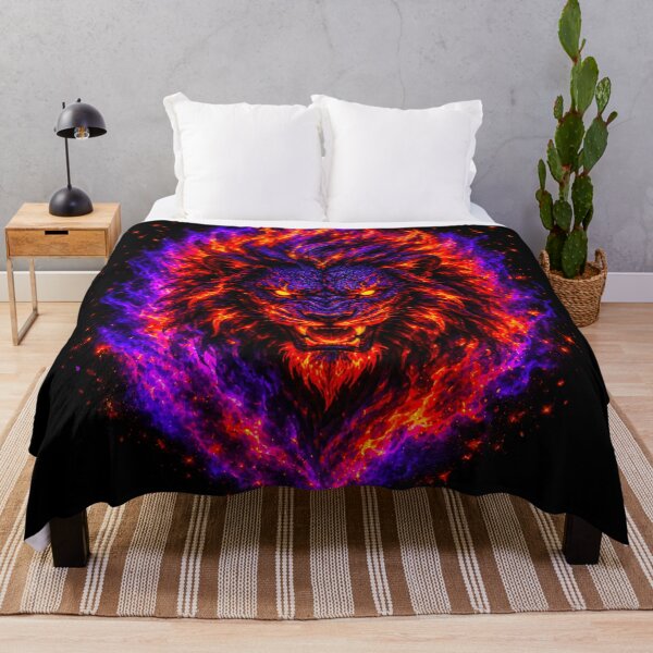 Item preview, Fiery Demonic Lion designed and sold by behappyandrelax.