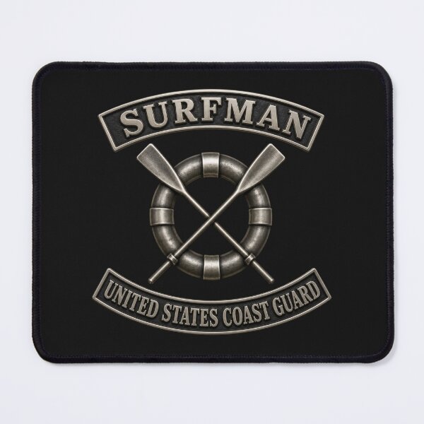 Item preview, USCG - Surfman Badge w txt - 3D - Enhanced designed and sold by Military Insignia Products.