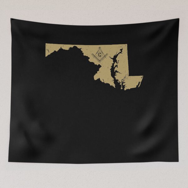 Item preview, Maryland Masonic Symbols T Shirt Freemason Shirt designed and sold by shoppzee.