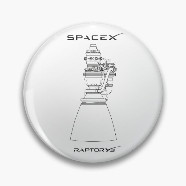 Item preview, SpaceX Raptor V3 Rocket Engine Blueprint | Advanced Methane Space Engine Technical Drawing T-Shirt designed and sold by Dyan4.